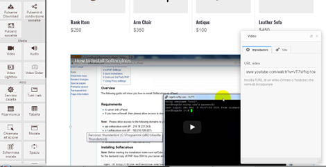 Audio, Video, Foto e tutte le funzioni avanzate di Sitepad.